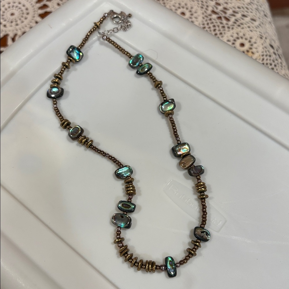 Silpada abalone necklace